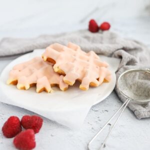 glutenvrije wafels met chocolade