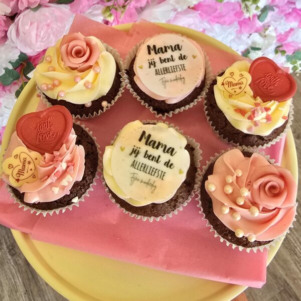 Moederdag cupcakes